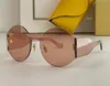Солнцезащитные очки для роскошных дизайнеров моды для женщин Тенденция Тенденции Раунд Rimless Ungize Sun Glasses Summer Avantgarde Style Antia3475711