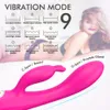 Articles de beauté gode vibrateur pour femmes chauffant puissant lapin Clitoris stimulateur point G adulte sexy jouet Couples produit