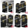 Maglie da basket di alta qualità Los City Angeles Lower Merion 33 giocatore Anthony 3 Davis 23 Giocatore 14 Gassol 4 Caruso 0 Kuzma Black Mamba Maglia da basket giovanile