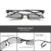 Lunettes de soleil KINGSEVEN Lunettes de soleil photochromiques en aluminium Polarisées Lunettes caméléon pour hommes Lunettes de soleil pour hommes Vision nocturne de jour Lunettes de conduite T220831