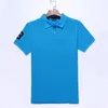 Vente en gros 2290 Summer New Polos Shirts European and American Men's Courtelles CotonColorBlock Cotton de grande taille T-shirts de mode brod￩s S-2XL