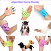 Wrist Support 1 Pcs Printed Self Adhesive Elastic Bandage 48m Colorful Sports Wrap Tape for Finger Joint Knee First Aid Kit Pet 220830