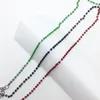 Chains Stainless Steel Exquisite Enamel Rice Bbead Chain Handmade DIY Young Lady Fashion Gift Jewelry Design Earrings Necklace Bracele