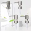 Wholesale 28/400 Stainless Steel Hand Soap Dispenser Pump Tops Counter top Lotion Dispenser for Regular Plastic Glass Bottles