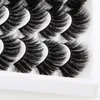 Reusable Handmade 3D False Eyelashes Extensions Soft Light Multilayer Thick Fake Lashes Curly Crisscross Easy to Wear 11 Models DHL