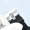 Montre de Luxe Mens Watches 45x12mm Mouvement de quartz Acier Bobine en caoutchouc Swarovski Crystal Star Square Diamond Watch Wrist Wrist