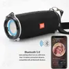 Tragbare Lautsprecher tragbare Bluetooth -Lautsprecher Outdoor -Radio Audioverstärker wasserdichte Soundbar -Säule u Festplatte Wireless Subwoofer LED Light Soundbox T220831