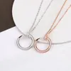 Designers Pendant Necklaces Men and Wome Fashion Design Stainless Steel Nail Necklaces