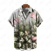 Мужские повседневные рубашки на гавайской рубаш