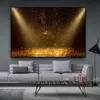 Nordic Golden Sunset with Black Canvas Painting Poster e stampe Immagini di arte della parete scandinava per soggiorno Cuadros decor