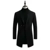 Men's Jackets Winter Wool Long Casual Trench Blends Business Thicker Warm Slim Fit 5XL L220830