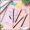 Gel Pens Ballpoint Gel Pen Panda Dwen Student Writing Supplies Gift For Kids Office School Favors Wj113 Drop Delivery 2021 Business I Dh0Qj