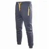 Herenbroek mannen unieke zip pocket hiphop haremkwaliteit outparty training hindernissen casual heren joggers top hier heren broek