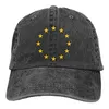 نجم الاتحاد الأوروبي نجم البيسبول كاب أبي قبعة قابلة للتعديل كاب غير منظم للجنسين للنساء نساء البيسبول الرياضة في الهواء الطلق الهيب هوب H3442