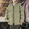 Herenjacks 2022 Mens Harajuku Kleurrijke bubbel Warm Winter Men Streetwear Hip Hop Parka Koreaans Zwart Dikke Vrouw M-5XL L220830