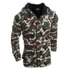 Jackets masculinos Camuflagem de outono Parka Men Militar Militar Médio Casa de inverno acolchoada de algodão de algodão L220830