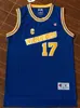 #17 Chris Mullin #15 Latrell Sprewell 10 팀 하더웨이 레트로 농구 대학교 착용 스티치 저지 S-2XL 탑 퀄리