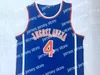 كرة السلة في الكلية ترتدي Drazen Petrovic Jersey 4 Men College College Jugoslavija Jersey Sale University Team Blue Breatable لعشاق الرياضة جودة ممتازة