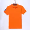 Vente en gros 2290 Summer New Polos Shirts European and American Men's Courtelles CotonColorBlock Cotton de grande taille T-shirts de mode brod￩s S-2XL