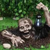 Altri articoli per feste per eventi Horror Zombie Lanterna Ornamenti di Halloween Scultura in resina Statua Artigianato Decorazioni per cortile esterno Prato Giardino 220830