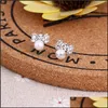 Stadnina sprzedająca stadnina 45 Style Koreańskie kolczyki Kreatywne Super Shiny Diamond Pearl Studs Fashion Biżuteria Wysoka jakość 79 U2 Drop dhlib