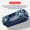 Altoparlanti portatili Radio FM Altavoces Altoparlanti compatibili con Bluetooth LED Caixa De Som Amplificada Sveglia Alto-falantes Subwoofer Home Theater T220831