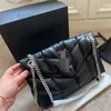 Designer Abendtasche Handgelenk S Hobo elegante Luxusmode Dame Geldbörse Kette Schaffell einzelne Schulter plissiert Retro große Kapazität Damentasche 2K86