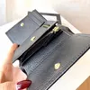 Womens Short Wallets Designer Wallet Three Three Falled Cardholder with Coin Bag Person