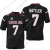 New American College Football Wear South Carolina Gamecock Football Jersey NCAA College Spencer Rattler Rozmiar S-3xl Wszystkie zszywane młodzież mężczyźni Czerwony Black