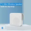 Altoparlanti portatili F12 Mini altoparlante wireless Scheda portatile esterna Altoparlante Bluetooth Subwoofer con gancio quadrato T220831