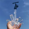 Craftbong Wasserbong Dab Rig Shisha Wasserpfeifen 10 mm Innengewinde Becher Bongs Bubbler Rohr Großhandel Facuce Form Zwei Perkolatoren zum Rauchen Banger Zubehör