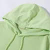 Зеленая сплошная толстовка с капюшоном для мужчин с длинными рукавами топы для мужчин повседневные толщины весенние наряды