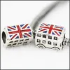 Charms British Bus Oil Drip Charm Bead 925 Sier Plated Fashion Women Jewelry Stunning Design European Style For Diy Bracelet 51 W2 Dr Dhmoe