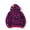 2021 Shark designer hoodie mens women Camouflage jacket Jogger Zipper japanese fashion sportwear Brand hooded sweatshirt tracksuit