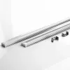 Profilé en aluminium encastré bon marché pour bande LED d'une longueur de 200 cm et couvercle transparent givré en PC