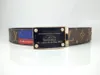Menswear designer belt women casual buckle fashion leather belts