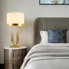 Lampade da tavolo Lampada da comodino moderna e minimalista Stile di lusso Lampada da camera da letto personalità moda creativa Soggiorno caldo