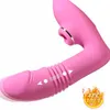 Brinquedo sexual massageador, vibrador de sucção vestível, aquecimento vagina, estimulador de clitóris, controle remoto, vibrador telescópico, brinquedos sexuais para mulheres