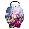 Men's Hoodies Anime NO GAME LIFE 3D Men Women Harajuku Spring/Autumn/Winter Sweatshirt Pullover Long Sleeve Oversized