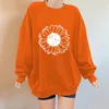 Women's Hoodies Cute Workout Tops Womens Sweatshirts Long Sleeve Round Neck Pullovers Drop Shoulders