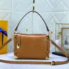 HH Designer Luxury cross body bag Purse side trunk pm Shoulder bag pochette Handbag tote genuine leather wallet pouch pochette christmas gift M46358 size 21x14x6cm