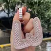 Yeni moda moda kolye altın gümüş renkler buzlu bagetler cz diy özel isim mektubu kolye hiphop takılar 3mm 24 inç ip zinciri