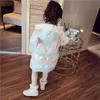 Down Coat Baby Girl Winter Jacket Cute Unicorn Colorful Coats For Girls Warm Hooded Parka Snowsuit Windproof Children s Outerwear Clothing 221130