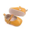新生児初の歩行者ソフトレザーベビーモカシンシンプルなスタイルの幼児靴幼児女の子アンチスリッププレワルカー