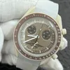 Moon mass assistem automático cronógrafo biocerâmico planeta assista homens senhoras relógios impermeáveis ​​relógios de pulseira de pulseira de pulseira de pulseira