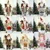 Christmas Decorations 40 Style Doll 30CM Santa Claus Elk Snowman Year Merry for Home Ornaments Natal Navidad 221201