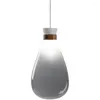 Pendants lampes nordiques salon du bar ￠ manger d￩coration en verre petit lustre magasin de v￪tements de la fen￪tre de chambre ￠ coucher