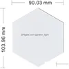 Wall Lamps Colorf Diy Quantum Light Touch Sensor Colorchanging Night Lamp 6Pcs 10Pcs Modar Hexagonal Led Wall Bedroom Drop Delivery Dhrgp