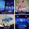 ElectricRC Animals 1PCS Remote Control Flying Air Shark Toy Clown Fish Balloons RC Helicopter Robot Gift For Kids Inflatable With Helium plane 221201
