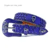 2022 Designer Ceinture Bb Simon Ceinture Hommes Crâne Strass Perles Incrusté Aiguille Boucle Rue Hip Hop Réseau Rouge Style Ceinture miss vendeur